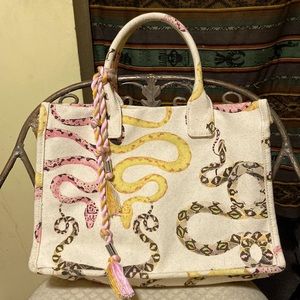 Vince Camuto Orla Snake pattern tote! Used one day at the pool!